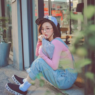 MUMU【T34589】長袖百搭舒適超保暖圓領內搭T恤 - 粉M 長袖上衣 內搭長袖上衣 發熱衣 打底上衣 臺灣現貨