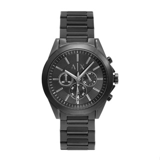 Armani Exchange | A|X系列 黑色 不鏽鋼錶帶三眼計時 AX2601