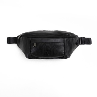 JORDAN Bag 皮革 防水 黑色 腰包 背包 包包 側背包 斜背包 HA5507-011