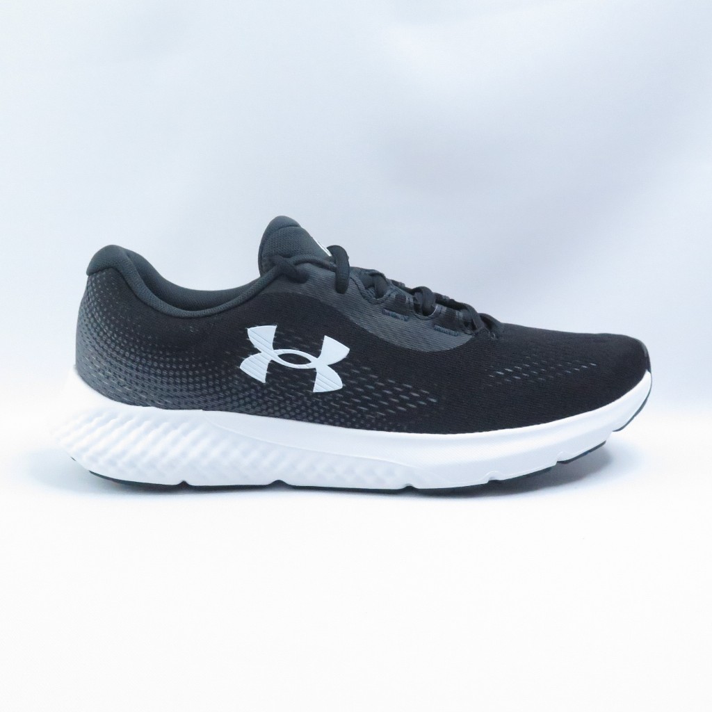Under Armour 3026998001 Charged Rogue 4 男 慢跑鞋 黑白【iSport愛運動】