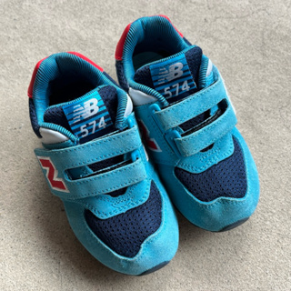 [二手］NewBalance 574 麂皮復古藍 童鞋 運動鞋