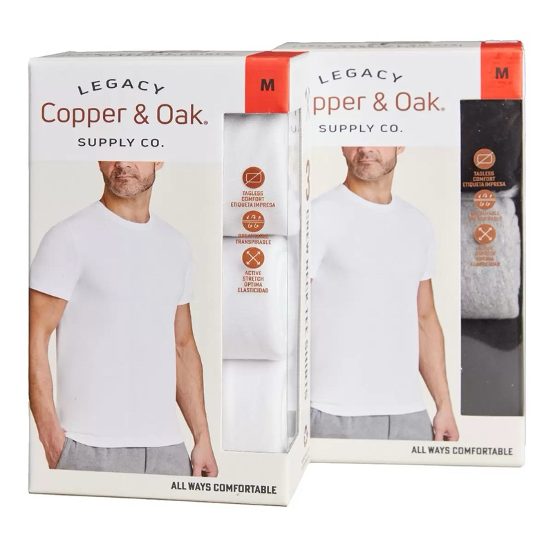 瑞比🐰 Copper &amp; Oak 男圓領短袖上衣三件組#139399