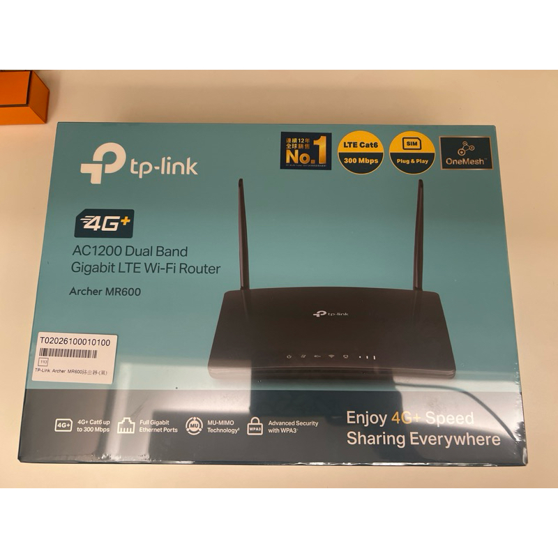 TP-LINK Archer MR600 路由器（黑）