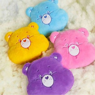 《全新現貨》快速出貨 正版 Care Bears 彩虹熊 歡樂熊 愛心熊 大頭絨毛抱枕 靠枕 午安枕 枕頭 藍/粉/紫/