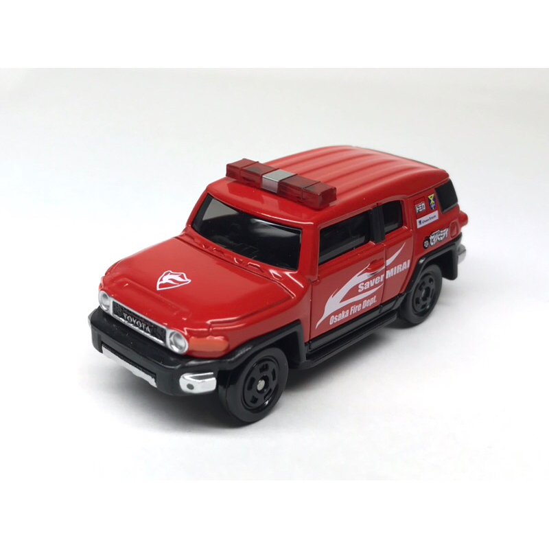 TOMICA TOYOTA FJ Cruiser大阪消防局saber Mirai Version(紅色)