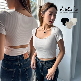 LULUS/後挖腰罩杯BRATOP上衣３色【A01230846】胸墊 桃心領240222