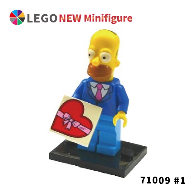 【COOLPON】正版樂高 LEGO 71009 辛普森第 二代 人偶包 Date Night Homer 1號