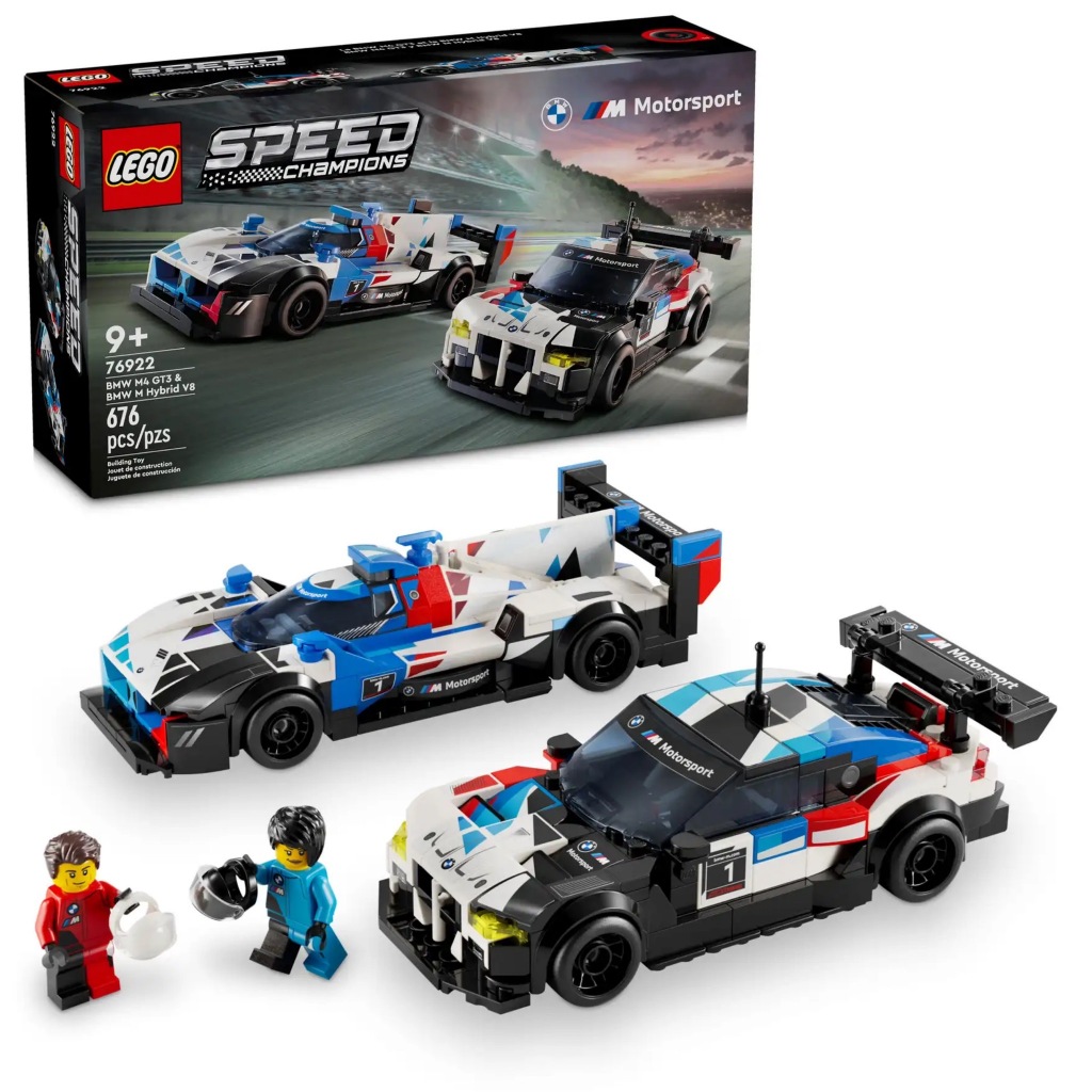 LEGO 76922 BMW M4 GT3 &amp; BMW M Hybrid V8 樂高® 極速賽車系列【必買站】樂高盒組