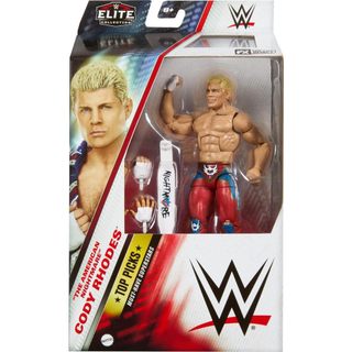 ☆阿Su倉庫☆WWE摔角 Cody Rhodes Top Picks Elite 2024 美國夢魘最新精華版人偶附配件