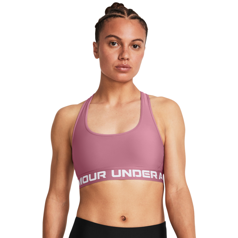 【UNDER ARMOUR】女 Crossback 中衝擊運動內衣_1376437-697