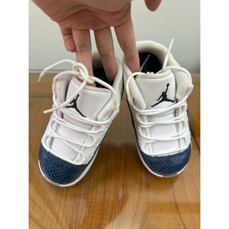 Air Jordan 11Low AJ11 藍蛇 白藍 小童鞋 全新正品/現貨
