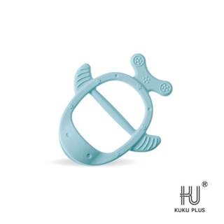 KUKU PLUS 小魚兒矽膠固齒器-氣泡藍
