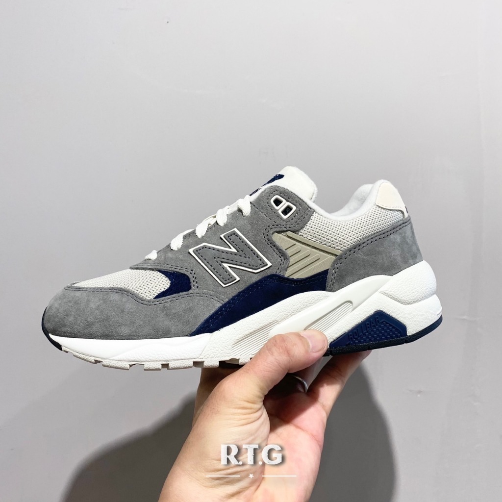 【RTG】NEW BALANCE 580 MT580RCB 灰藍 元祖灰 復古 麂皮 拼接 經典 男女鞋