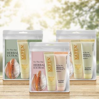 KAFEN 療癒草本系列旅行組 (洗髮精30ml+沐浴乳30ml+髮膜12ml) 款式可選【小三美日】DS020434