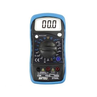 『頭家工具』小型液晶萬用電錶電流電表 二極體 通斷 電阻 資料保持 電壓電錶 大螢幕 背光 小電表 DEM850L