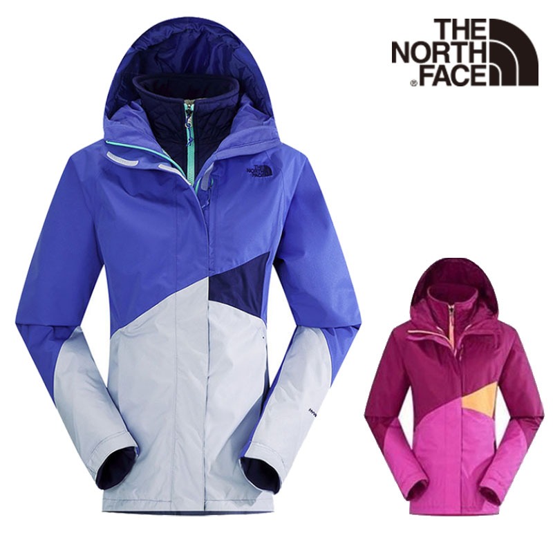 現貨出清價【The North Face 美國】女 HyVent 兩件式連帽外套 兩色 CUD8DDF CUD8DDC