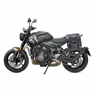 Trident660帆布馬鞍包 適用於 凱旋 trident 660改裝馬鞍包支架 Trident 660 機車