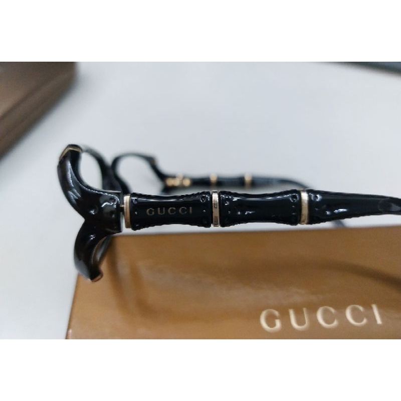 GUCCI正品竹節系列眼鏡框可配近視老花