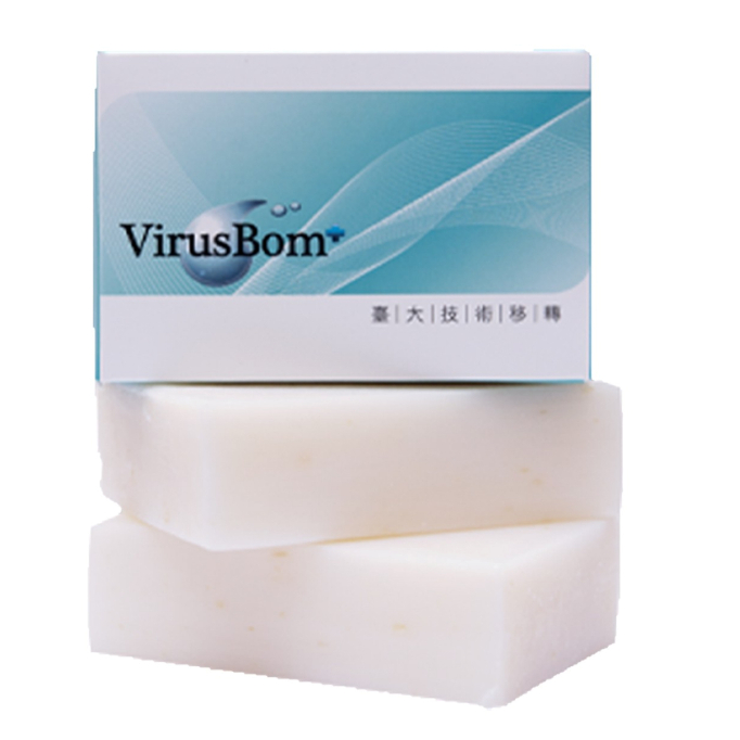 【台大病毒崩VirusBom】100ppm白麝香燕麥淨膚皂/肥皂(2028/10月)