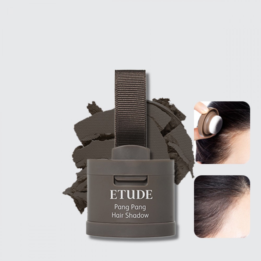 Etude house 髮際線 氣墊髮粉  Pang Pang Hair Shadow 01 DarK Brown