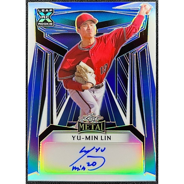 美國職棒 球員卡 林昱珉 2023 Leaf Metal Autographs 亮面 簽名 簽名卡 限量9張