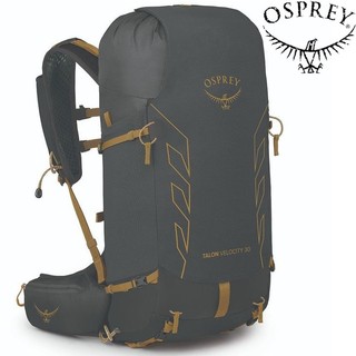 Osprey Talon Velocity 30 男款 越野背包 木炭黑/黃 DC/TY