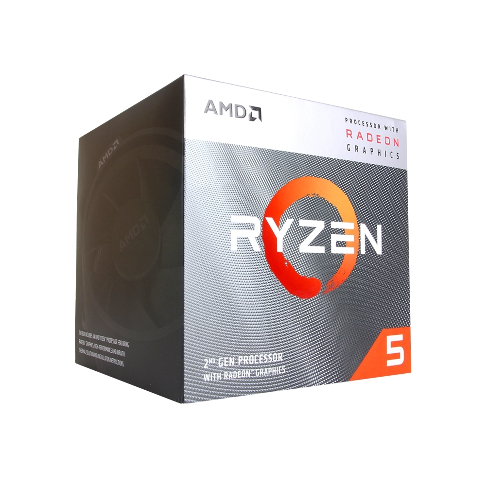 極新 AMD Ryzen 5 3400G AM4處理器 附盒 非 5600G 5700G 8600G 8700G