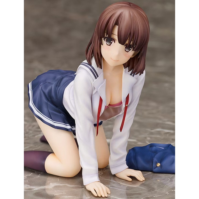 正版 ANPLEX＋限定品 1/7 加藤惠 趴姿Ver. 不起眼女主角培育法 公仔 PVC 動漫 景品 周邊 玩具 手辦