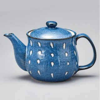 日本製 3款美濃燒1️⃣藍色白點茶壺360ml 2️⃣窯變茶壺 520ml 3️⃣刻痕系列茶壺280ml花茶壺 陶瓷茶壺