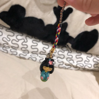 日本🇯🇵限量和服娃娃鈴鐺吊飾。水藍色日本和服娃娃