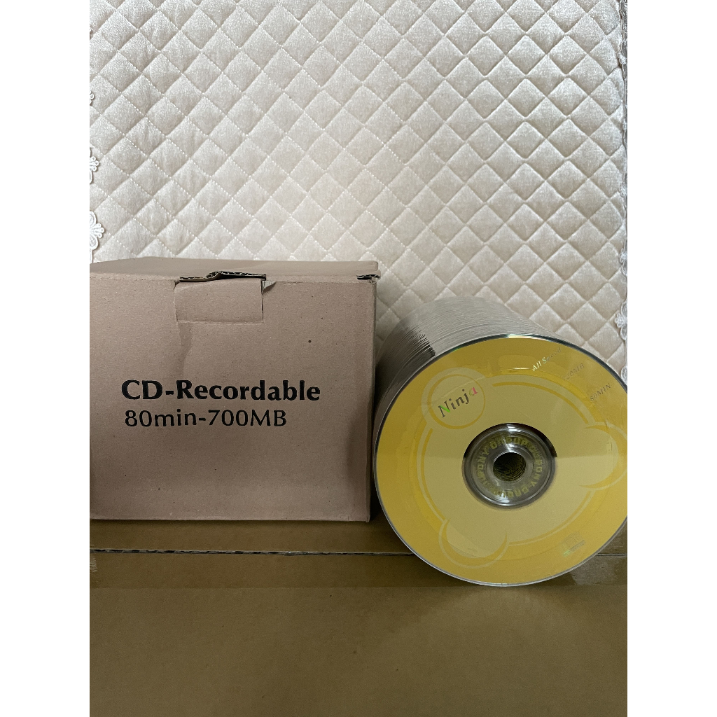 CD-R 52X 80min-700MB 可燒錄空白光碟 CD-Recordable