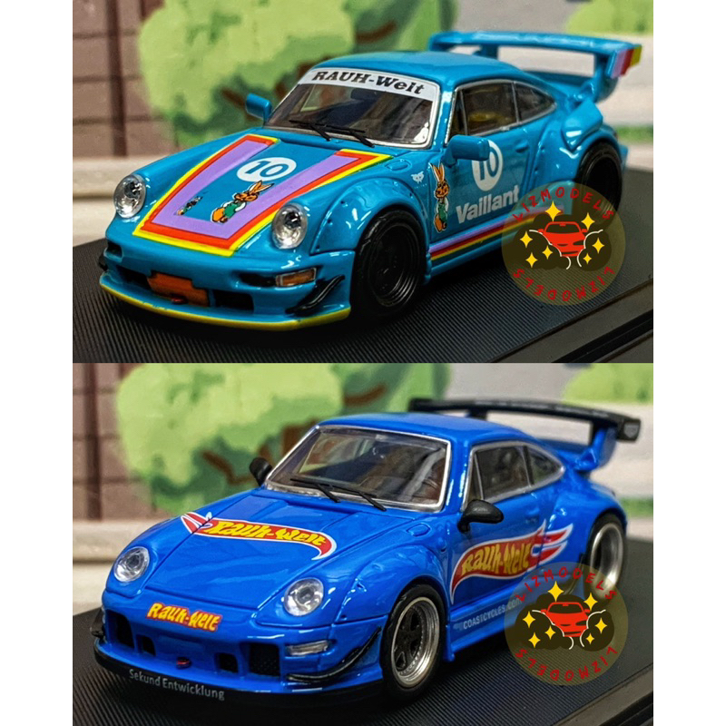 🔅里氏玩具 TM 1/64 Porsche RWB 964 Hot Wheels 保時捷 威能兔 風火輪