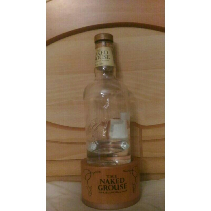 裸雀 初次 雪莉桶 蘇格蘭 威士忌 空酒瓶