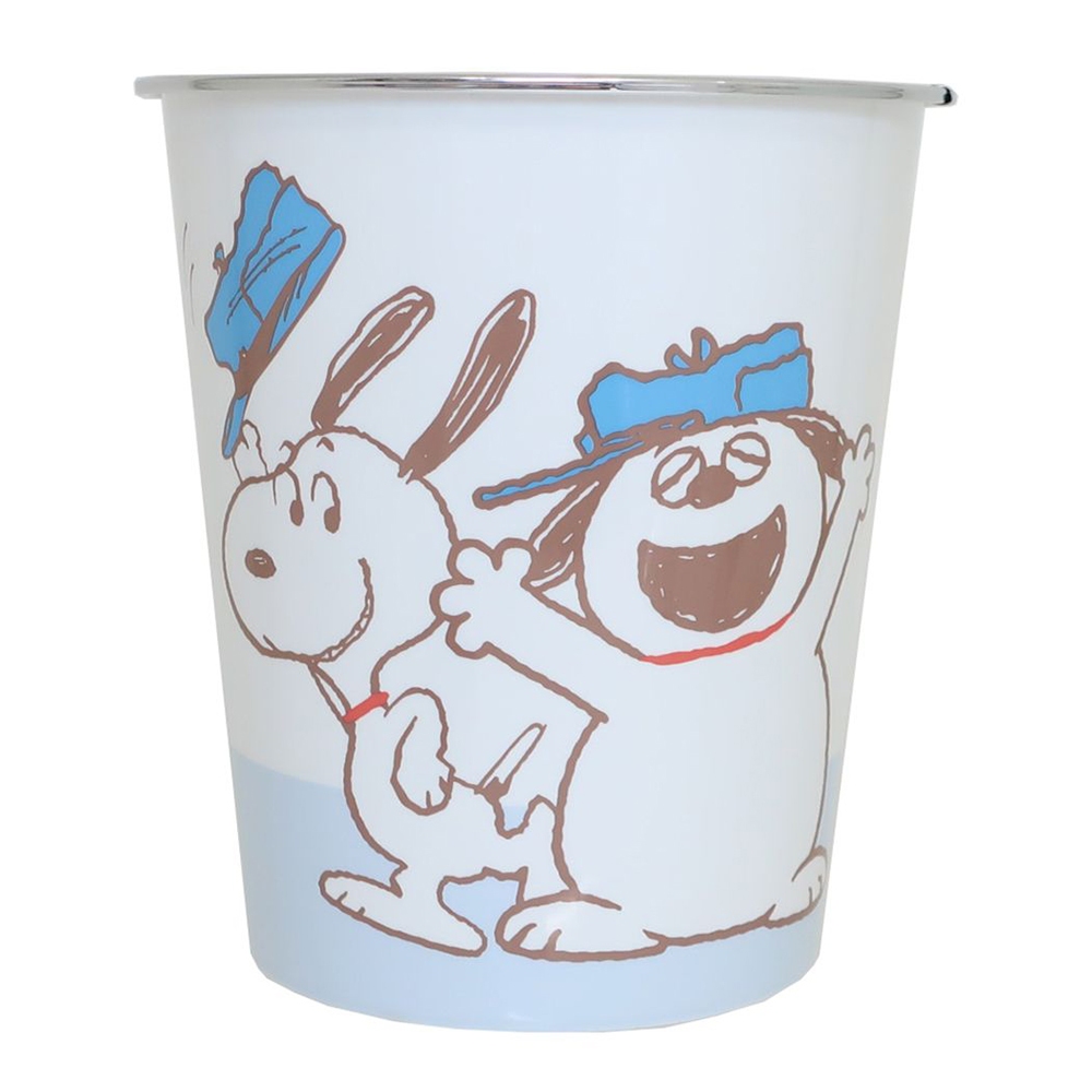 T'S FACTORY Snoopy 史努比 塑膠圓桶 收納桶 史努比和奧拉夫 友好 CY20379