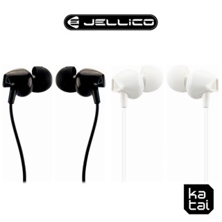 JELLICO 電競系列輕巧好音質線控入耳式耳機 黑/白 JEE-CT28