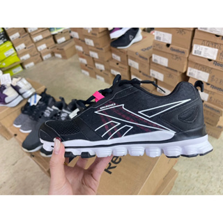 大灌體育👟出清特賣 過季商品 Reebok hexaffect run le AQ9355 慢跑鞋 女 黑 白