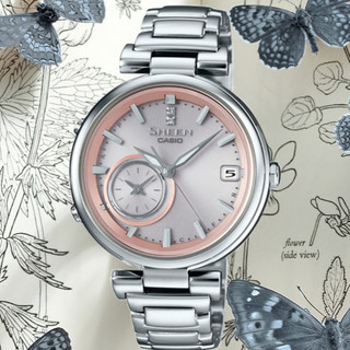 CASIO 卡西歐 SHEEN TIME RING系列 優雅都會 女錶(SHB-100D-4A)銀/35mm