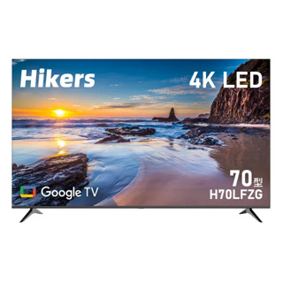 下單享10%蝦幣 Hikers 70吋 4K LED Google TV 智慧語音 量子電視 H70LFZG(夏普面板)