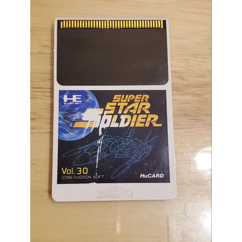 二手絕版PCE PC Engine Hu卡 日版 SUPER STAR SOLDIER 超級星際戰士