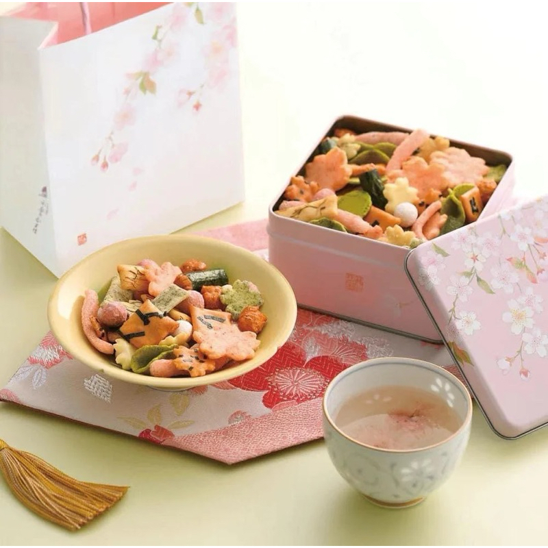 日本小倉山莊 春季限定十色寶盒