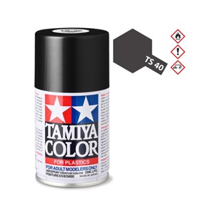 (大鳥叔叔模型) TAMIYA田宮噴漆85040 TS40 TS-40 金屬黑亮光 100ml