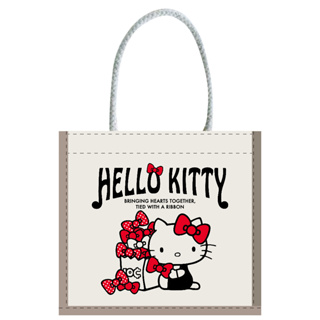 【Hello Kitty】麻布手提袋