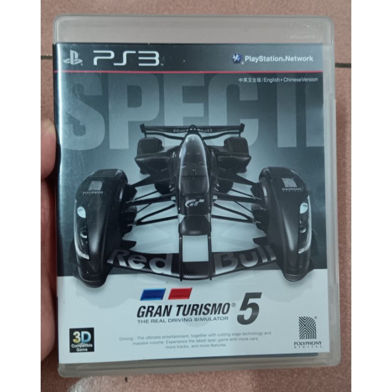 PS3 跑車浪漫旅5 GT5 SPEC2 可以正常遊玩 中文版