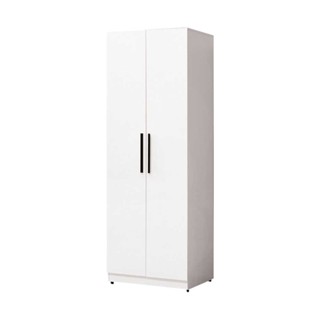 Boden-羅克莎2.5尺白色二門衣櫃(雙吊桿)