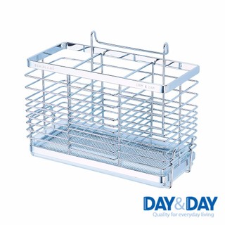 【DAY&DAY】 餐具桶(附滴水盤)《有點厲害日韓代購》台中 批發 餐具架 不鏽鋼收納架 餐具桶