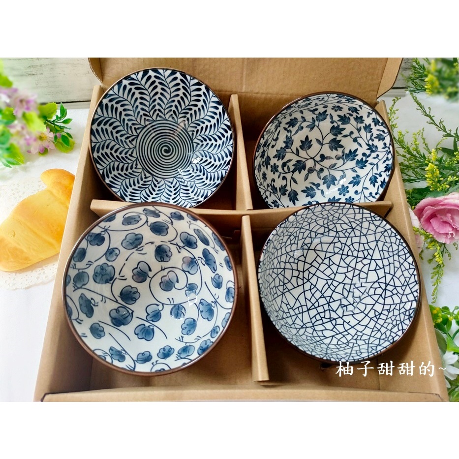 股東會紀念品 青花瓷陶 瓷碗禮盒 陶瓷 陶瓷碗 日式風格 日式瓷碗 青花瓷 青花 瓷碗 日式碗 禮盒