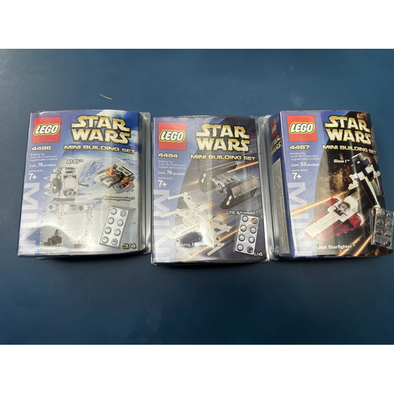 ®️樂高 LEGO®︎  4484 4486 4487 3盒合售 迷你載具 星際大戰 Star Wars 全新未拆封