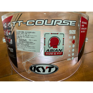 KYT TTC全罩安全帽透明鏡片S（全新）