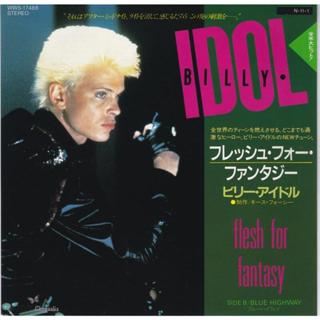 Flesh for Fantasy - Billy Idol（7吋單曲黑膠唱片）Vinyl Records 日本盤