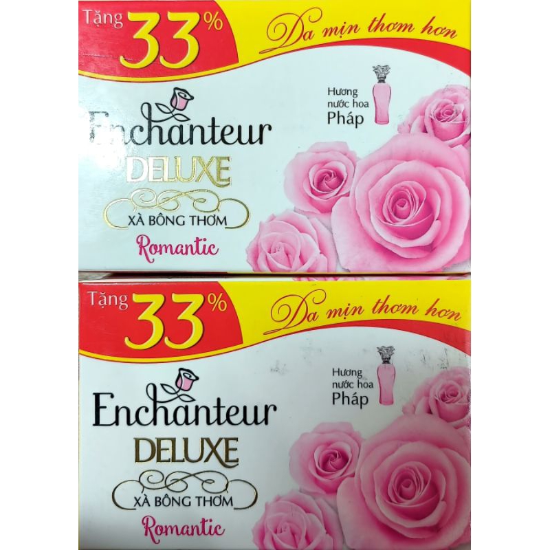 Enchanteur 艾詩 粉紅玫瑰精油 香皂 肥皂 沐浴皂 120g/顆 deluxe 越南 香皂 即期品
